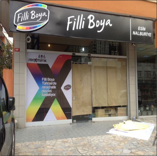 Filli Boya tabela projesi